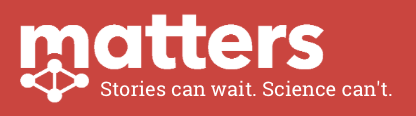 logotype: Matters, the journal of the ASEMV